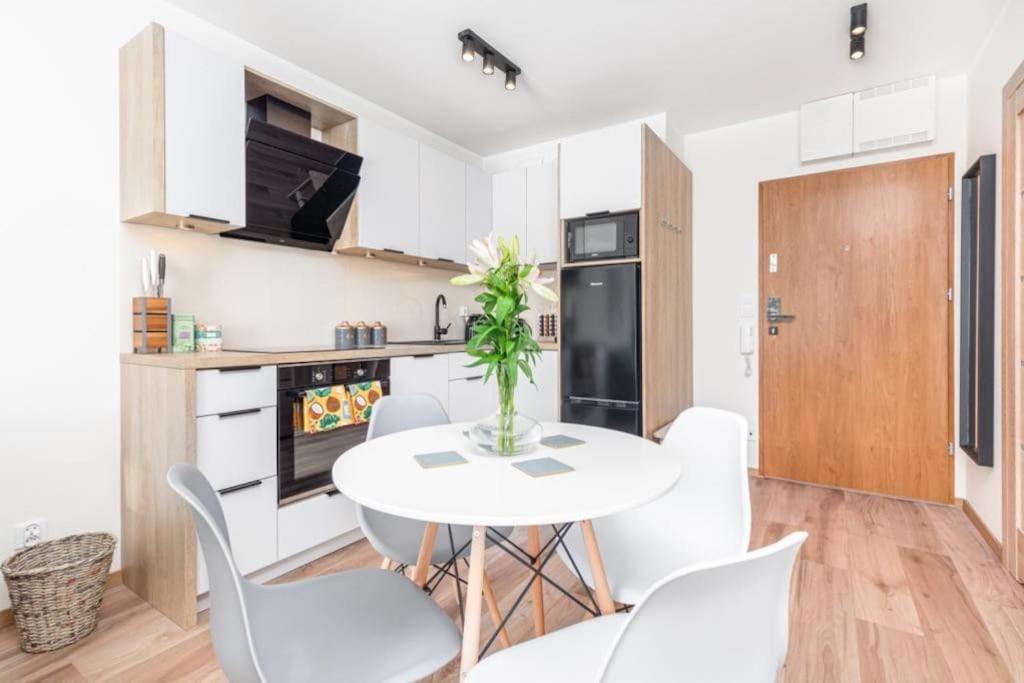 Modern Riverside Apartment With Free Parking Space Szczecin Ngoại thất bức ảnh
